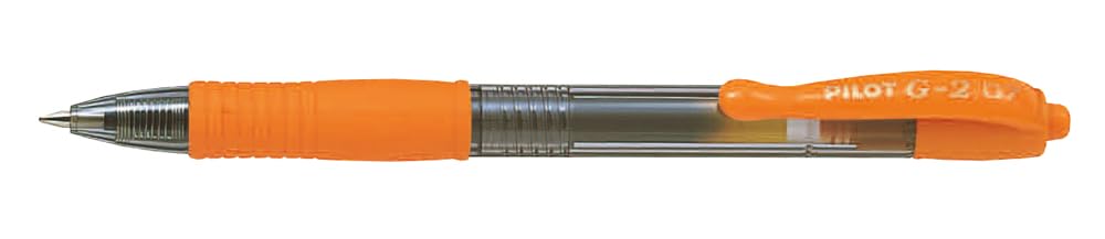 Pilot G207 Retractable Gel Rollerball 0.7 mm Tip (Box of 12) - Orange