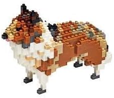 TICO Mini Bricks Dog Series, Collie - T9404 - Building Block Set