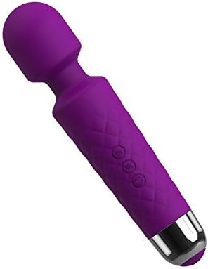 Massager by Gladton Cordless Waterproof Therapeutic Wand Rechargeable Massager With Powerful Vibrating Speeds and Pulsating Patterns for Body Muscle Aches and Sports Recovery