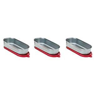 SignoraWare 650ml each (Set 3) Flat Oval Stainless Steel Container with lid, Food Grade BPA Free, Airtight and Leak…