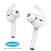 AhaStyle Silicone Ear Hooks Earbuds Covers[Sound Quality Enhancement] Compatible with Apple AirPods 2 and 1 or EarPods[2 Pairs- Large & Small](Clear) primary