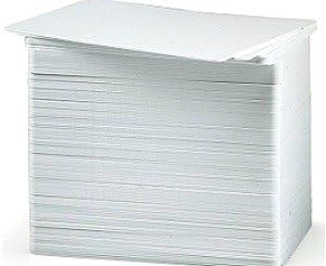 Blank White PVC Cards (30 Mil CR80) for Magicard Printers - 100 pack