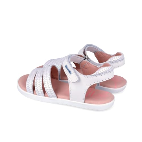 Garvalín Children's White Scale Detail Sandals