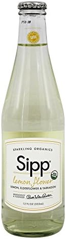Sipp - Sparkling Organic Eco Beverage Lemon Flower - 12 oz.