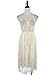 Anna-Kaci Womens Vintage Lace Gatsby 1920s Cocktail Dress with Crochet Vest