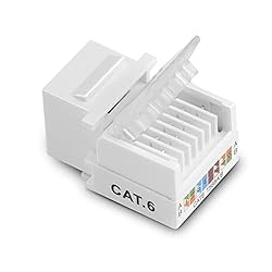 iGreely RJ45 Keystone Jack - 10Pack RJ45 CAT6/CAT5e