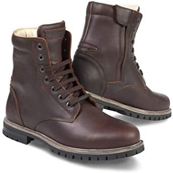 Stylmartin Men's Ace Cafè Racer Motorcycle Boots(Brown, Size 39), EU