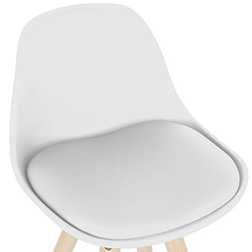 Barhocker,4er Set Barstuhl,Bistrohocker,Küchenstühle,Eisen Barhocker,einfache Montage, Industrie-Design, für Esszimmer… – Bild 6