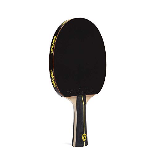 Jet Black Combo Table Tennis Paddle w/ Sleeve Competitive Ping Pong