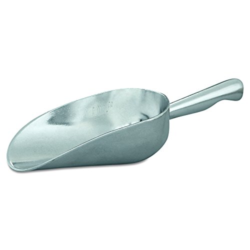 Adcraft ALS-5 5 oz Capacity, 5" Length x 2-3/8" Width, Mirror Finish, Heavy Duty Cast Aluminum Scoop with Contoured Handle