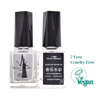 Vivien Kondor Argan Care 3-in-1 Top/Base Coat and Hardener Nail Polish Clear 11 ml
