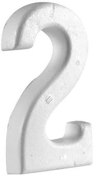 Pinflair Polystyrene Shapes - Number '2', 100mm approx