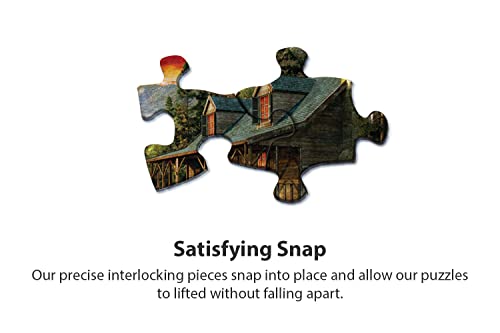 Springbok's 1000 Piece Jigsaw Puzzle Cabin Evening Sunset - Made in USA