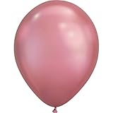 Qualatex Solid Shine Chrome Mauve Biodegradable Latex Balloons, 11-Inches (25-Units)