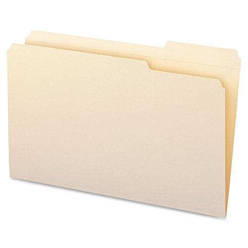 Business Source 1/3-cut Tab Legal Manila File Folders, Position 3 (99723)