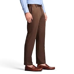 IZOD Men's American Chino Flat-Front Straight-Fit