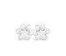 Dog Paw Print Earrings, Dainty Puppy Earrings For Owners Of All Dog Breeds, Paw Earrings For Women, Veterinarian Gifts For Women, Birthday, Christmas, Gift-Ready (Silver Tone)