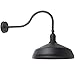 AQL AQLighting ADLXSV925, Barn Lighting with Weatherproof Design, Solid Cast Swivel, High Quality Indoor/Outdoor Barn Light (Black)