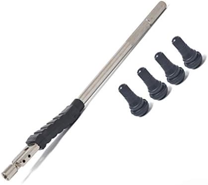 Vkospy 4pcs Universal TR412 Rubber Copper Car Vacuum Tire Tubeless Tyre Valve Stems ATV Motorcycle Motor Air Valve Puller