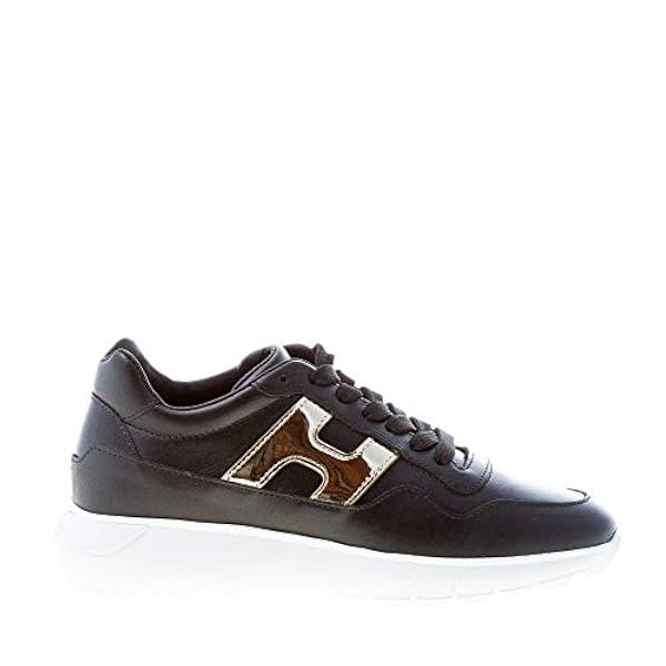HOGAN SNEAKER INTERACTIVE VERNICE Donna Nero lucido | Mascheroni Moda