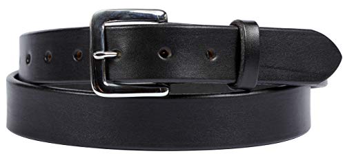 Forest Hill Black Leather Belt (40)