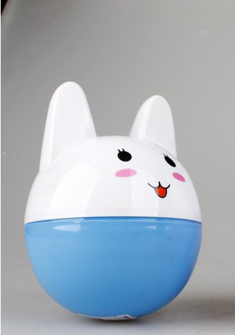 Cartoon blue rabbit tumbler piggy bank money box saving pot coin bank coin storage box money jar bill collector interesting toy for children