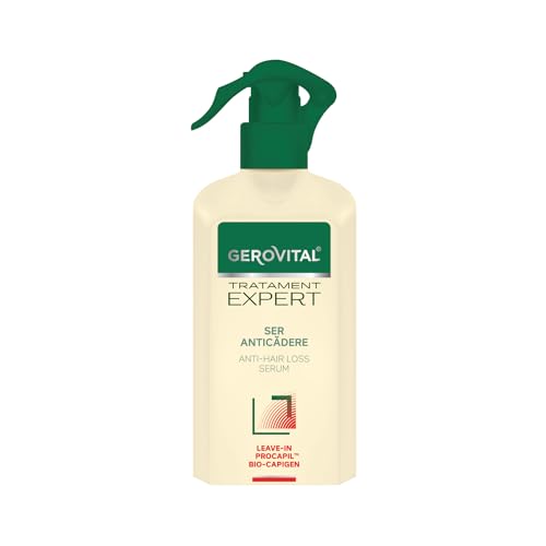Gerovital Tratament Expert Anti-Hair Loss Serum - No Rinse, Strengthens Root, Reduces Hair Loss and Stimulates Healthy Growth, 150 ml