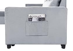 TUTB 81.5'' L-Shape Convertible Sleeper Sectional