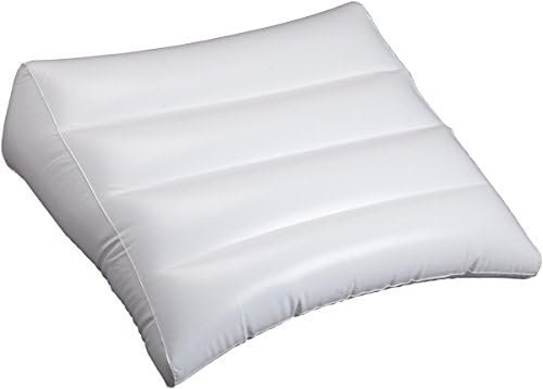 Inclined Inflatable Travel Pillow, White