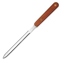 UDTEE 1PCS Multifunctional/Practical/Sharp Free Size Brown Wooden Handle Steel Blade Letter Opener/Envelope Slitter/Tea Knife