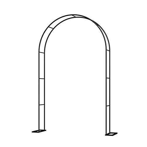 HLMBQ Torbogen Garten,Rankbogen Metall Rosenbogen für Kletterpflanzen Clematis,Gartenbogen Rankhilfe,wetterfest und…