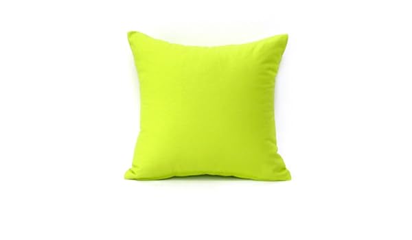 Amazon Com Silver Fern Decor 26 X 26 Solid Lime Green Oversized
