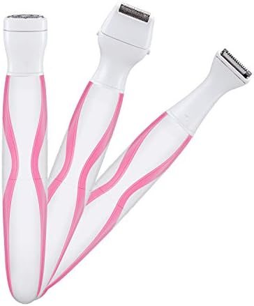 Women Electric Razor, Painless Women trimmer, Bikini Trimmer For Women/Facial Hair Remover/Foil Shaver,Bikini Razor Wet/Dry,Body Hair Removal For Face/Bikini Line/Armpit (PINK)