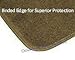 Avery's Floor Mats Part Compatible with Cadillac SRX 3 Pc (2 Fronts / Rear Runner) Black Custom Fit Carpet Set with Licensed Cadillac Crest Logo on fronts - Fits 2010 11 12 13 14 15