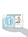Pearhead First Year Monthly Milestone Photo Sharing Baby Belly Stickers, 1-12 Months, Blue