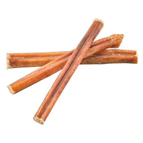 Best Bully Sticks 6 Inch Odor-Free Bully Sticks - 20 Count (Pack of 1) - Bulk Bag, Odorless Natural Grass-Fed Beef, Easily Digestible, No Grain or Rawhide, Ideal for Big Breeds