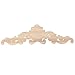 Enerhu 1 Piece Wood Carving Decal Carved?Onlay Applique Unpainted Home Furniture Decorations L(15.75x3.94inch)