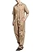 TopTie Men's Short-Sleeve Work Coverall Lightweight with Elastic Waist