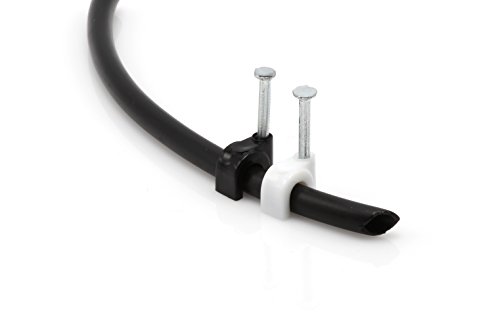 image for THE CIMPLE CO Single Coaxial Cable Clips, Cat6, Electrical Wire Cable 