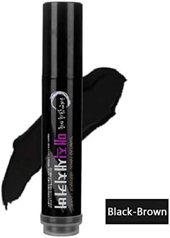 Natural Herb White Hair Cover Pen, KISSION Professional Temporary Hair Chalk Pen Hair Dye Color Non-Toxic No Mess Cover White Hair Color Patch Works on All Hair