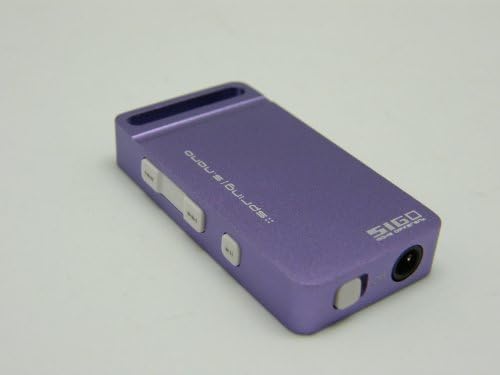 Pyrus Electronics / Sigo (TM) 4gb Super Compact MP 3 Player with Luxury Magnesium alloy Casing (Dimension - 1.7" * 0.8" * 0.23" / Weight - 0.56 oz) - Purple 30059