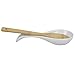 Home Basics (White) Ceramic Spoon Rest, 10.50