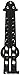 Wartech YC-S-3653-BK Butterfly Style Bottle Opener, 8.25