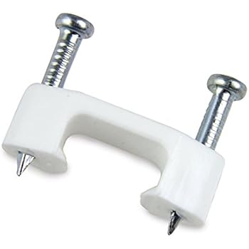 Gardner Bender PSM-1550T Plastic Clip on Cable Staple, 1/2-Inch, 25-Pack