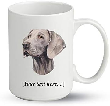 Weimaraner - Best of Breed Customized Stoneware 15oz Mug