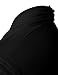H2H Men's Shawl Collar Sleeveless Cardigan with No Button Black US L/Asia XL (KMOCASL01)