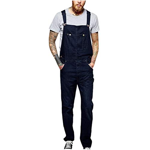 big and tall black overalls
