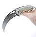 MASALONG Toucan Claw Outdoor tactical Karambit Martial Knife M130 (silver)