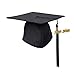 GraduationService Graduation Matte Cap With Tassel Year Charm 2018