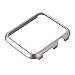 Imymax for Apple Watch Case 42mm, Hard Aluminum Plated Protective Bumper Shell Cover Cases for Apple iWatch Sport/Edition - Silver
